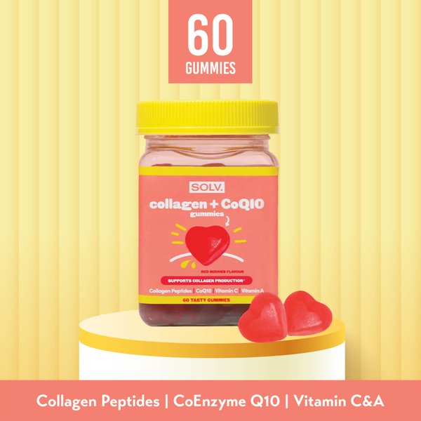 SOLV Collagen CoQ10 Gummies (60 gummies)