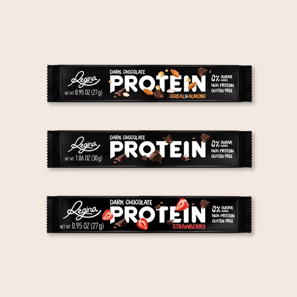 Regina Dark Chocolate Protein Bar (Box of 24)