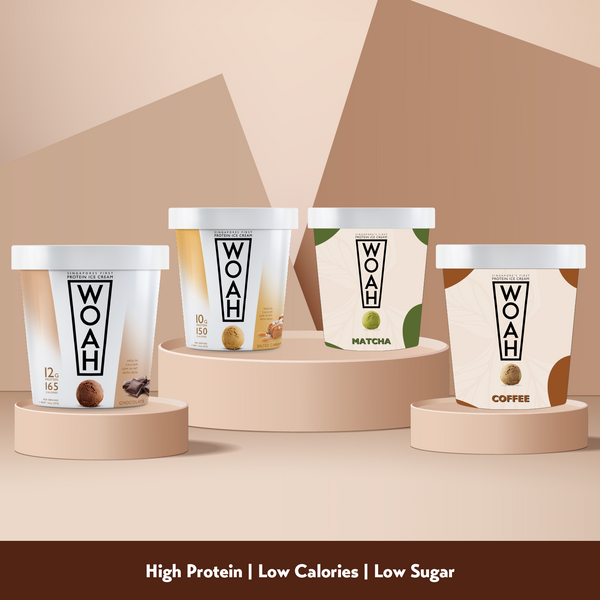Woah Protein Protein Ice Cream (473ml)