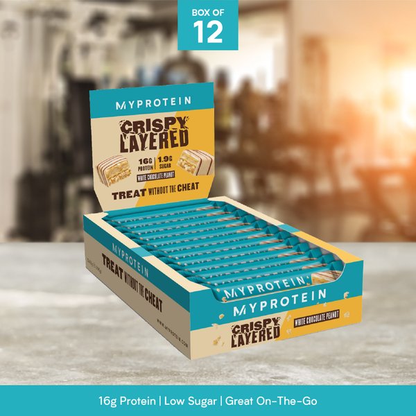 MyProtein Crispy Layered Protein Bar (Box of 12)