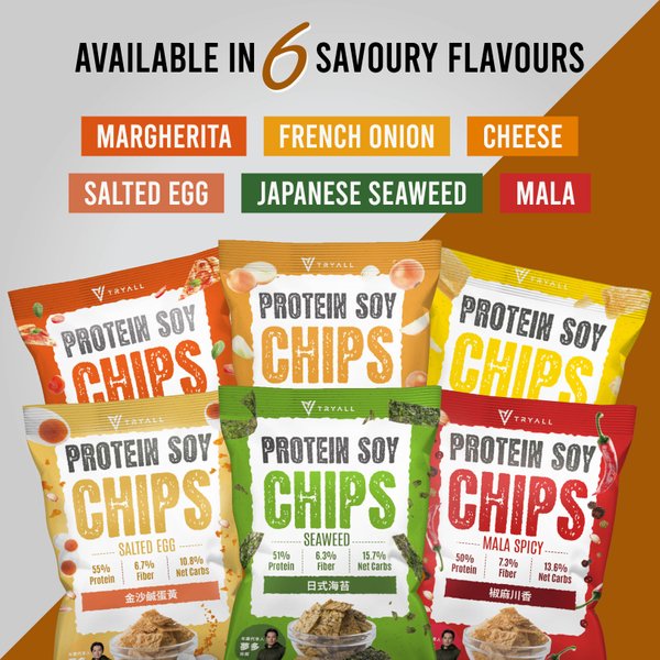 Tryall Protein Soy Chips (30g) - Pack of 5