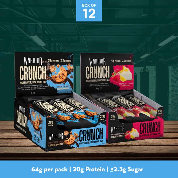 Warrior Crunch Protein Bar (12 Bars)