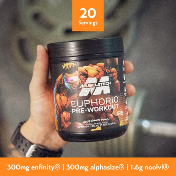 MuscleTech Euphoriq Pre-Workout (20 Servings)