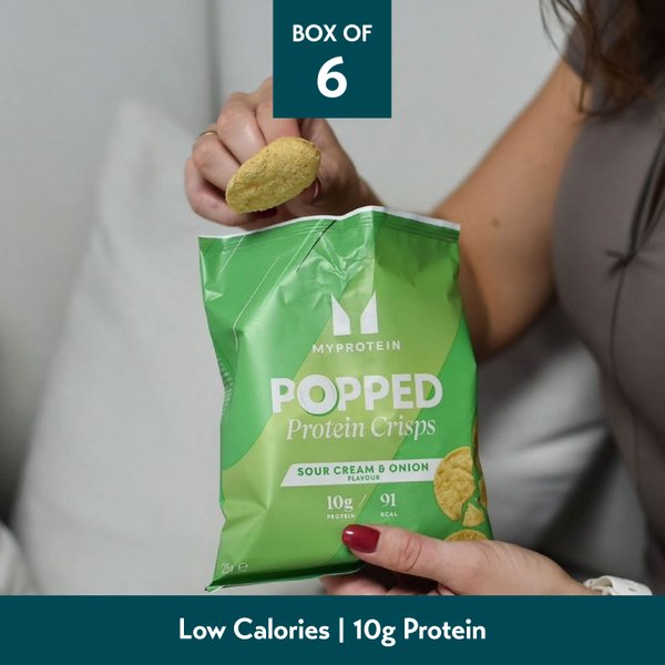 MYProtein Popped Protein Crisps [Box of 6]