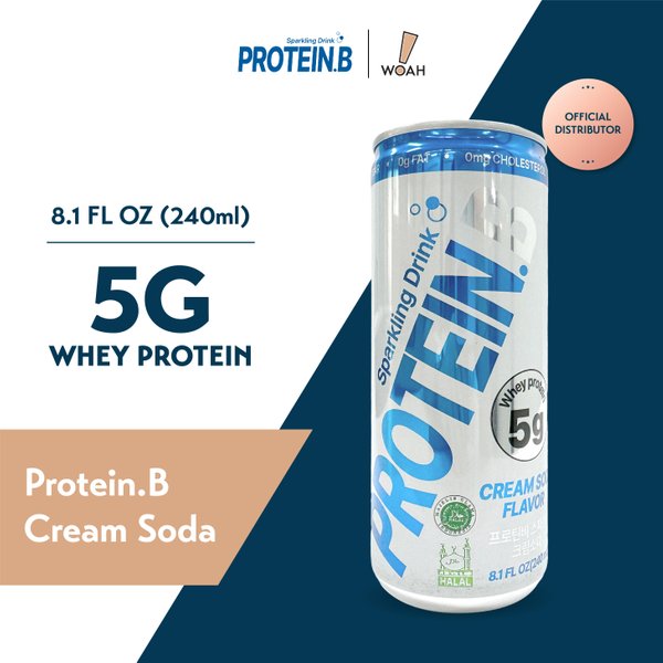 Protein B Cream Soda (Case of 6/12/24)