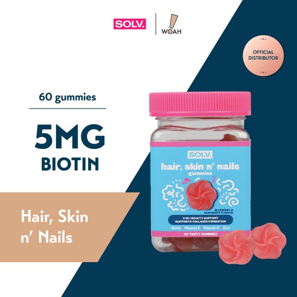 SOLV 3 In 1 Beauty Gummies (60 gummies)