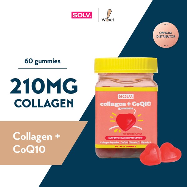 SOLV Collagen CoQ10 Gummies (60 gummies)