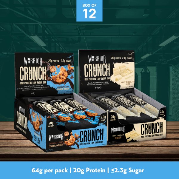 Warrior Crunch Protein Bar (12 Bars)