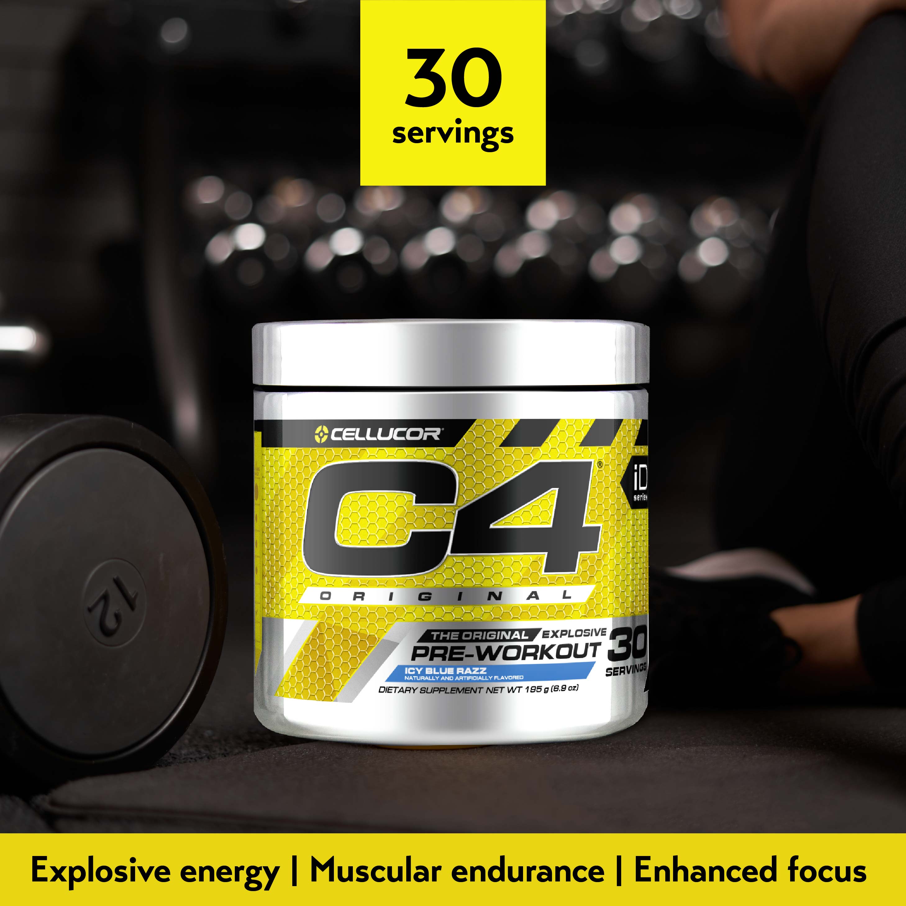 Pre Entreno Cellucor C4 Sport 30 Serv Blue Raspberry | Cuotas Sin Interés - Foto 11