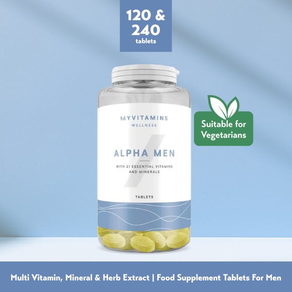 MyProtein MyVitamins Alpha Men Multivitamins (120 / 240 Tablets)