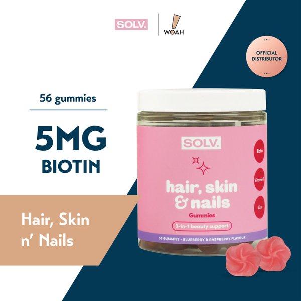 SOLV 3 In 1 Beauty Gummies (56 gummies)