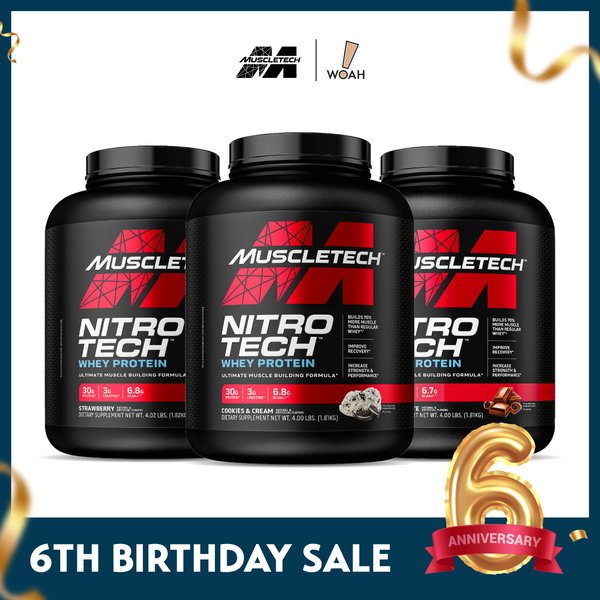 [WOAH 6th Anniversary] MuscleTech NitroTech (3.97lbs)