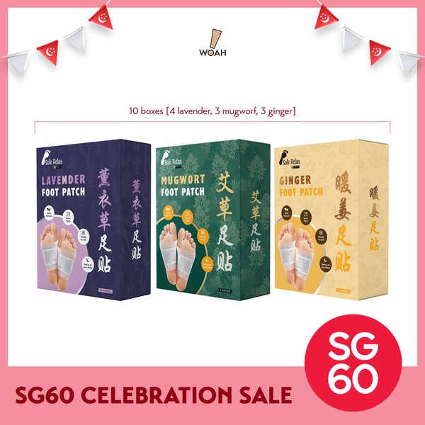[SG60 Celebration Bundle 5] Sole Relax Detox Patch