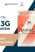 MyProtein Impact Whey Isolate (2.5kg), build muscle, protein powder