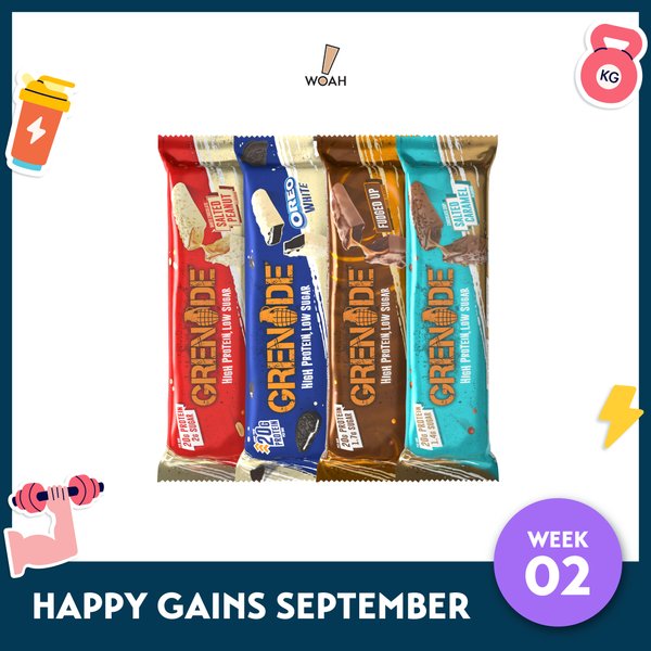 [Happy Gains September - Week 2] Grenade Protein Bar (Box of 12)