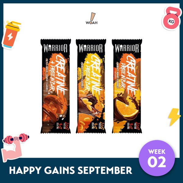 [Happy Gains September - Week 2] Warrior Creatine Bar (Box of 12)