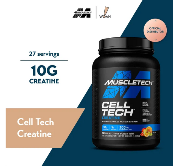 [CREATINE FIESTA] MuscleTech Cell-Tech Creatine (3lbs)