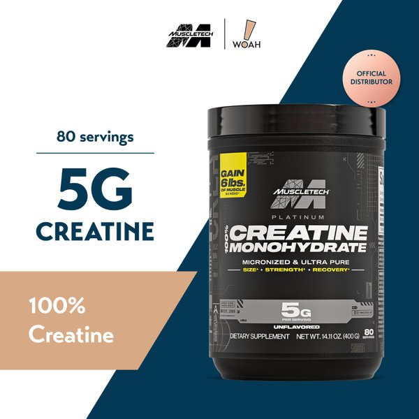 MuscleTech Platinum 100% Creatine (400g)