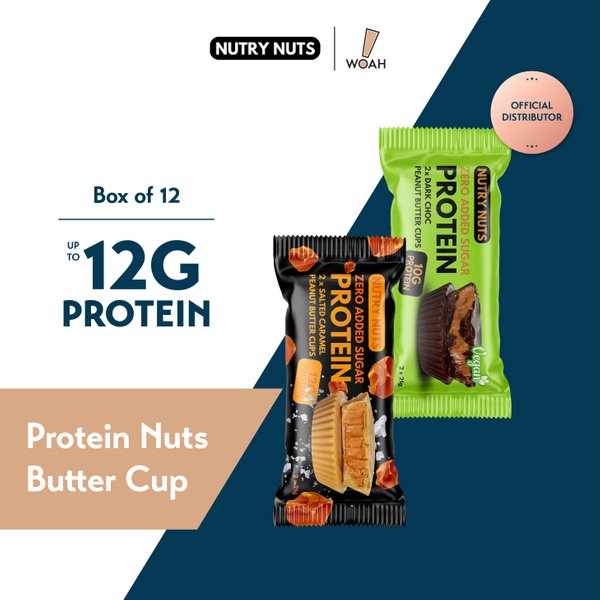 NUTRY NUTS Protein Peanut Butter Cups (Box of 12)