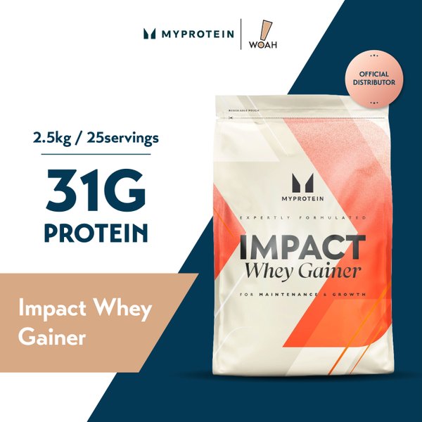 MyProtein Impact Whey Gainer (2.5kg - 100 Servings)