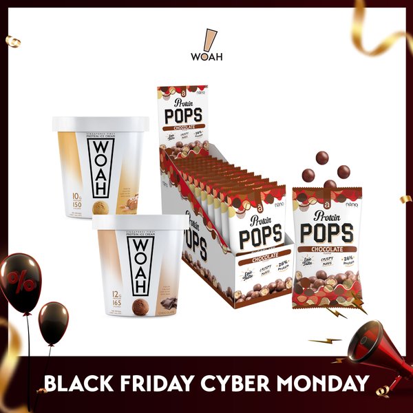 [BLACK FRIDAY CYBER MONDAY] Nano Supps Protein Pops (Box of 12) + Woah Protein Icecream 473ML