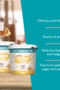 MyProtein All-Natural Peanut Butter (1 Kg), healthy peanut butter, protein jam