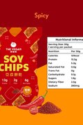 THE VEGAN Protein Soy Chips (Pack of 5), protein snack