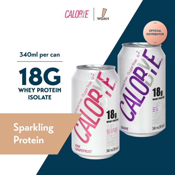 Calobye Sparkling Protein Drink 340ml (Case of 24/12)