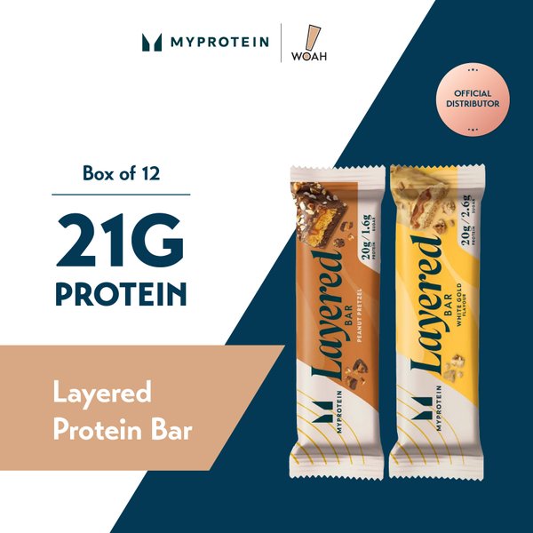 MyProtein Layered Protein Bar (Box of 12)