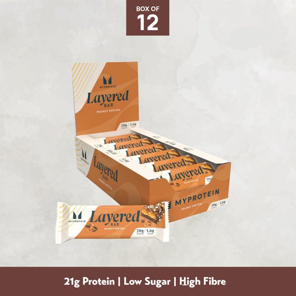 MyProtein Layered Protein Bar (Box of 12)