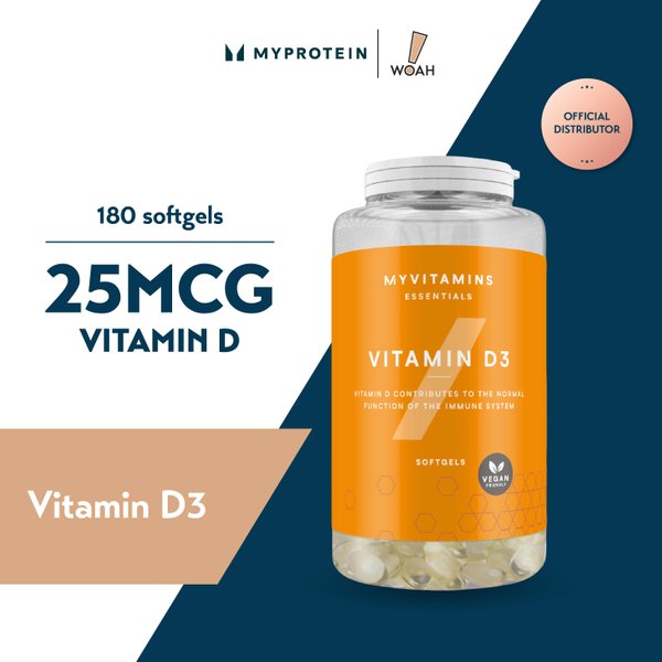 MyProtein MyVitamins Vitamin D3 (180 Softgels)