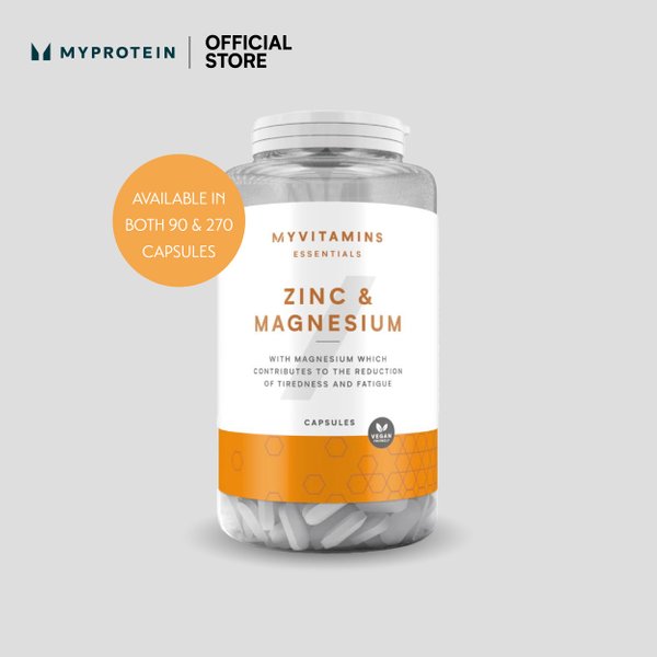 MyProtein MyVitamins Zinc & Magnesium Capsules (90 / 270 Capsules)