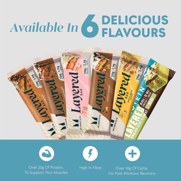 MyProtein Layered Protein Bar (Box of 6)