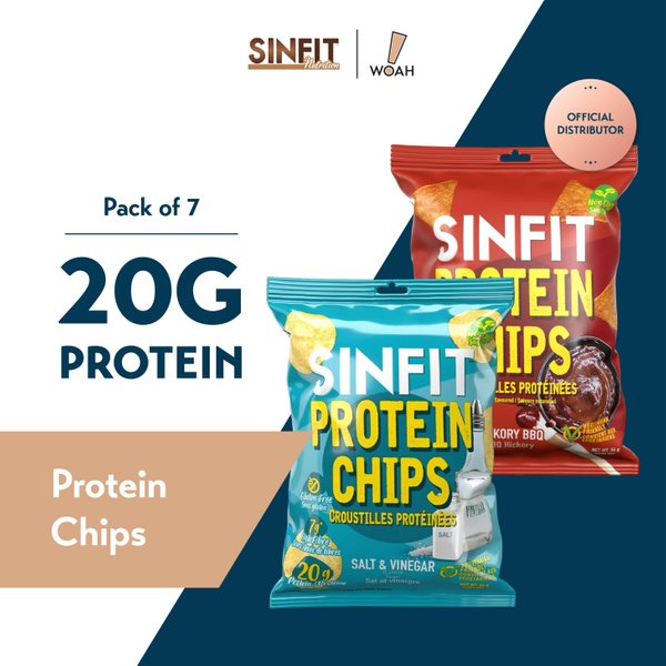 SINFIT Protein Chips 50g (Pack of 7)