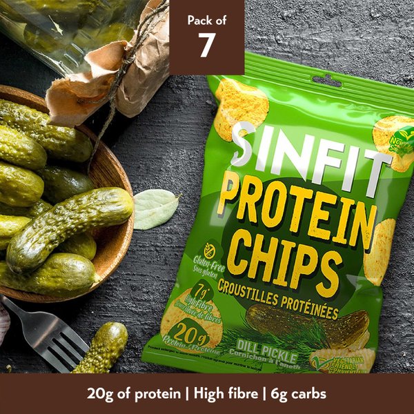 SINFIT Protein Chips 50g (Pack of 7)