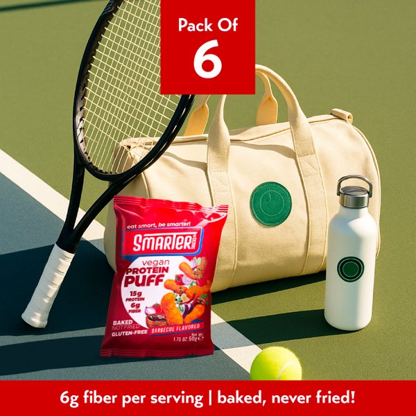 Smarter Snacks Vegan Protein Puffs 50g (Pack of 6)