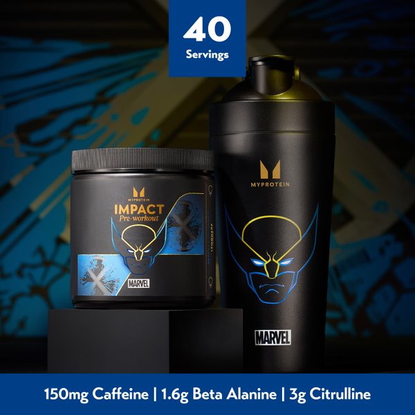 [Limited MARVEL Edition] MyProtein Impact Pre Workout (40 Servings) Wolverine