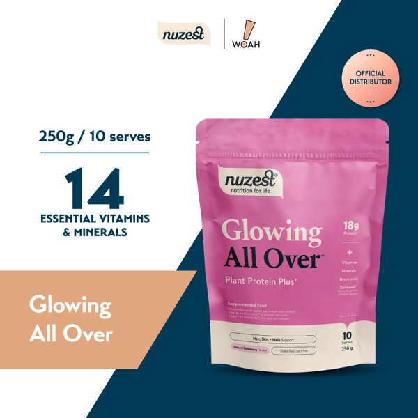 Nuzest Plant Protein Plus+ - Glowing All Over (250g) (EXP: 04/26)