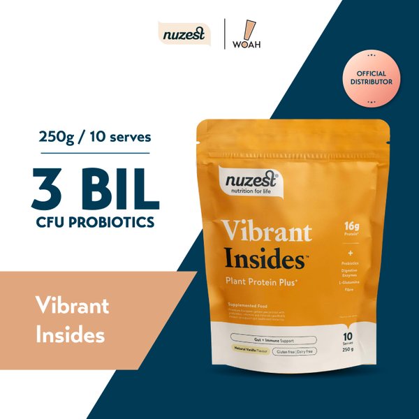 Nuzest Plant Protein Plus+ - Vibrant Insides (250g) (EXP: 04/26)