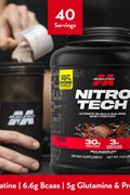 MuscleTech NitroTech (3.97lbs), protein powder, bcaa, creatine, build muscle