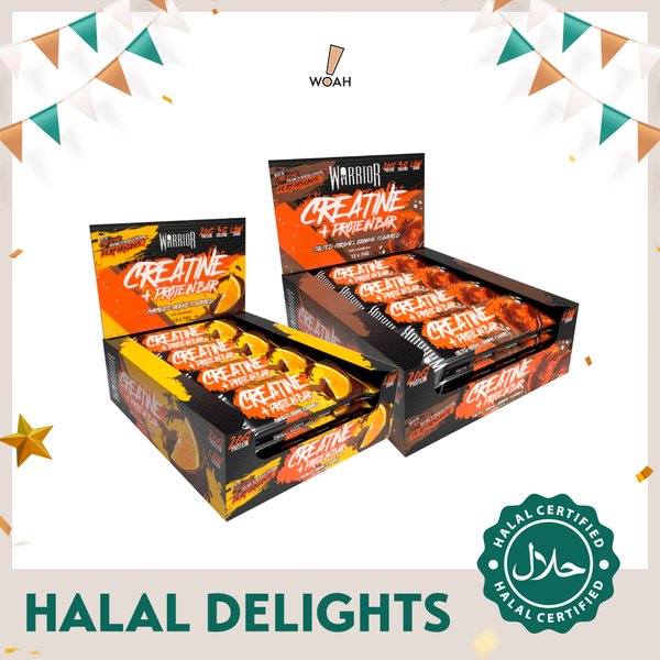 [Halal Delights] Warrior Creatine Bar (Box of 12) x2