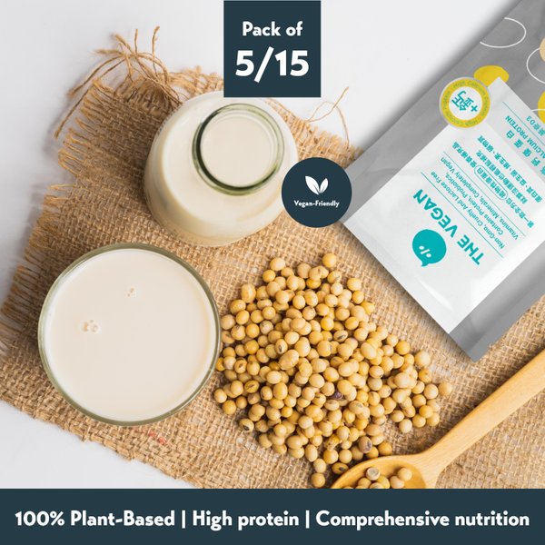 THE VEGAN High Calcium Soy Protein 40g (Pack of 5/15)