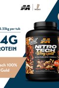 MuscleTech NitroTech 100% Whey Gold (5 lbs), whey isolate, protein powder, build muscle