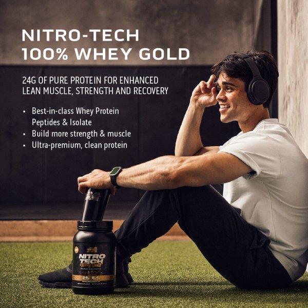 MuscleTech NitroTech 100% Whey Gold (2lbs)