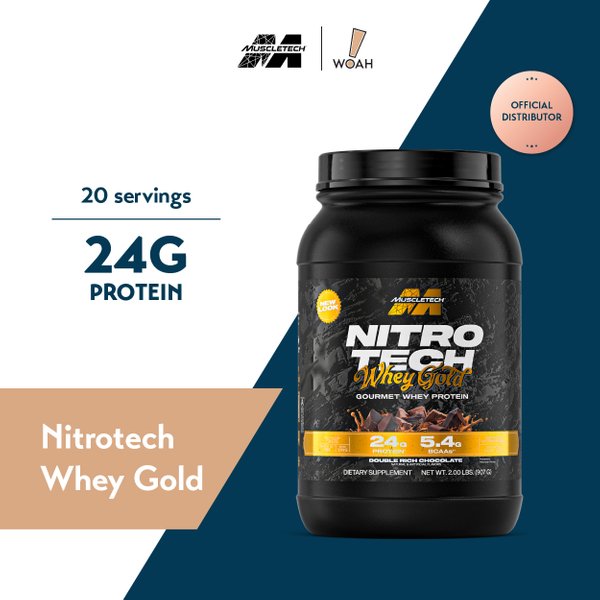 MuscleTech NitroTech 100% Whey Gold (2lbs)