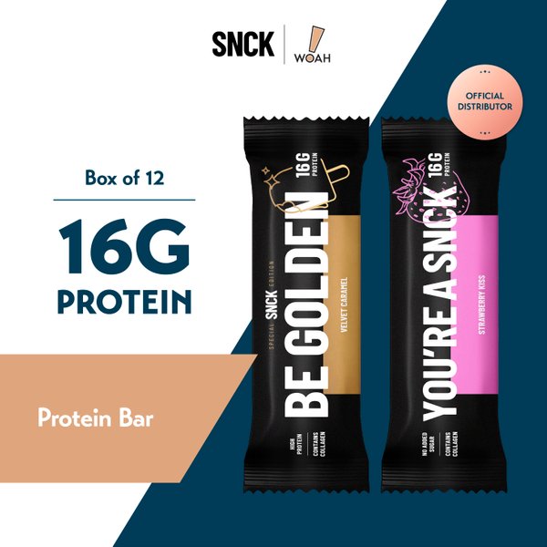SNCK Protein Bar 55g (Pack of 12)