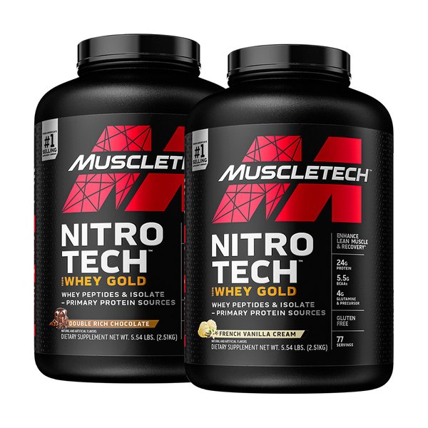 MuscleTech NitroTech 100% Whey Gold (5 lbs)
