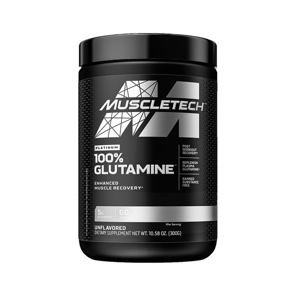 MuscleTech Platinum 100% Glutamine (60 Servings)